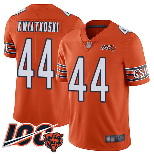 Chicago Bears Limited Orange Men Nick Kwiatkoski Alternate Jersey NFL Football 44 100th Season